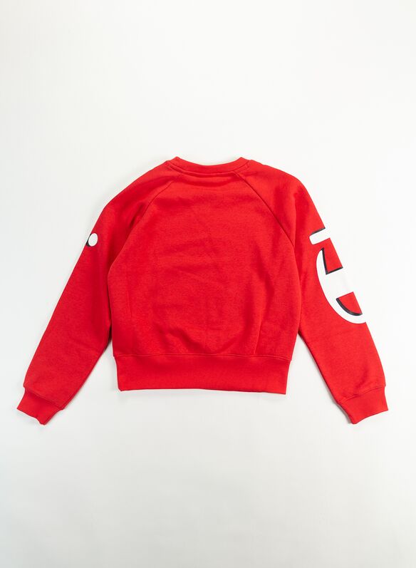 FELPA  GIROCOLLO RAGAZZA, RS032RED, medium