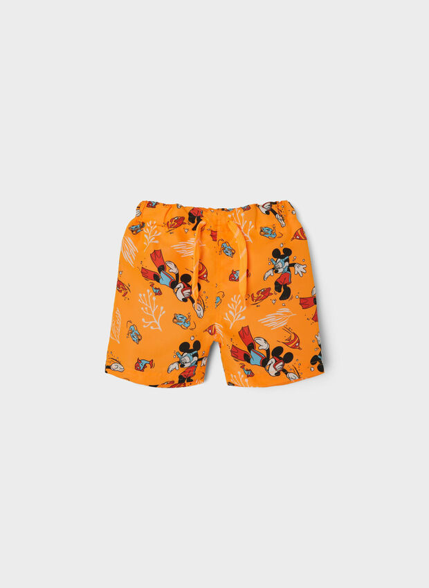 BOXER BEACH DISNEY MIKA RAGAZZO, ORANGE POP ORANGE, large