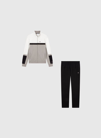 TUTA LEGGERA FULL ZIP, ES035 PANNAGREYBLK, small