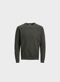 MAGLIONE GIROCOLLO BASIC ESSENTIAL, NVY, thumb
