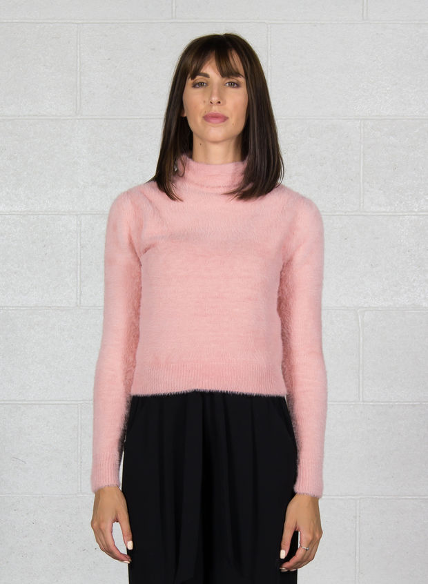 GUESS MAGLIONE A COLLO ALTO Rosa Donna | Sport85