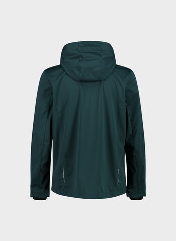 GIACCA IN LIGHT SOFTSHELL CON CAPPUCCIO STACCABILE, E958 ALPINE, small