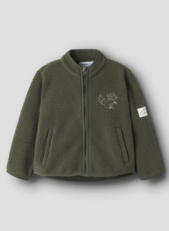 GIUBBOTTO TEDDY OWE BAMBINO, OLIVE NIGHT, medium