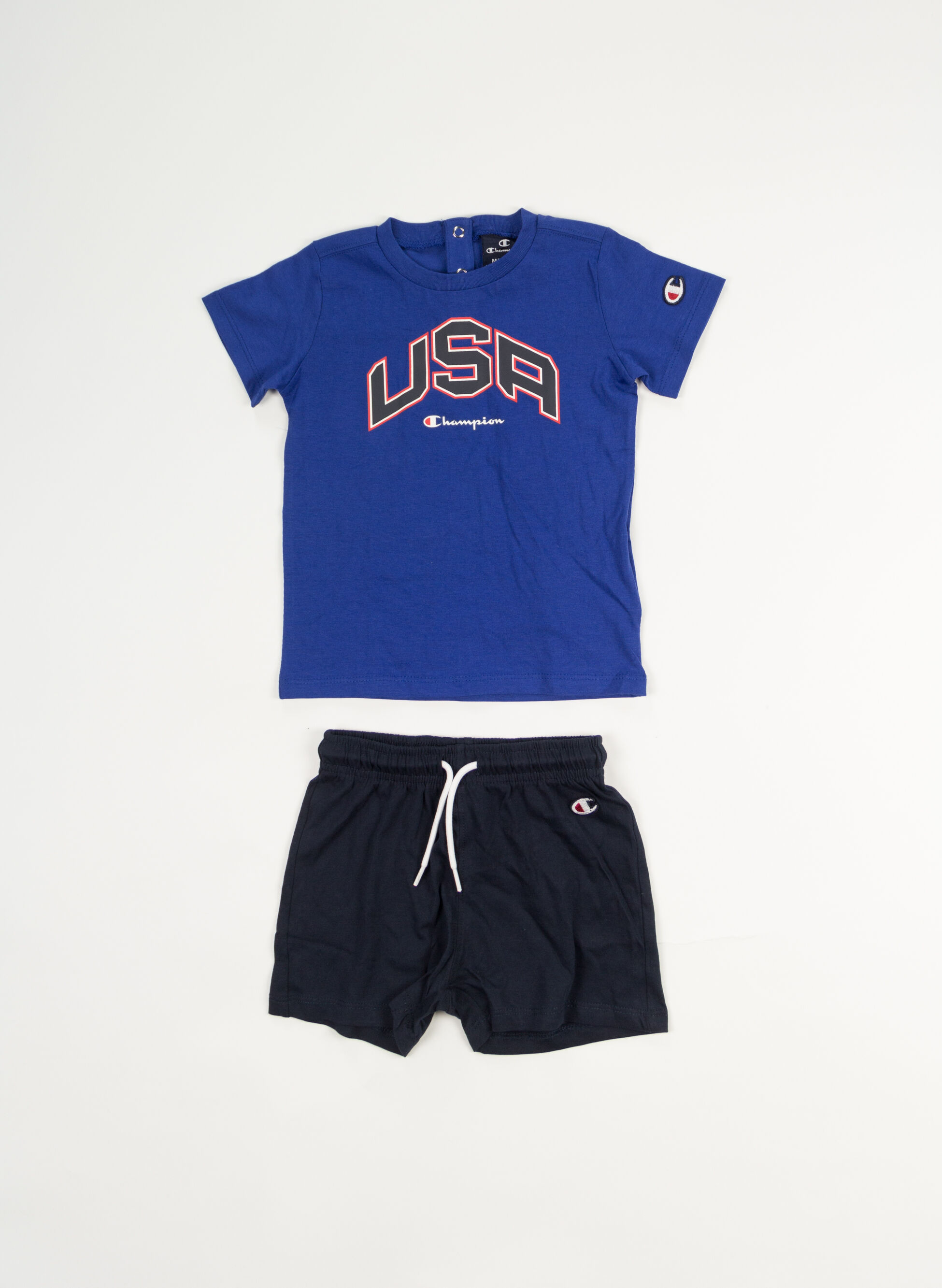 T-SHIRT+SHORTS RETRO SPORT BIMBO
