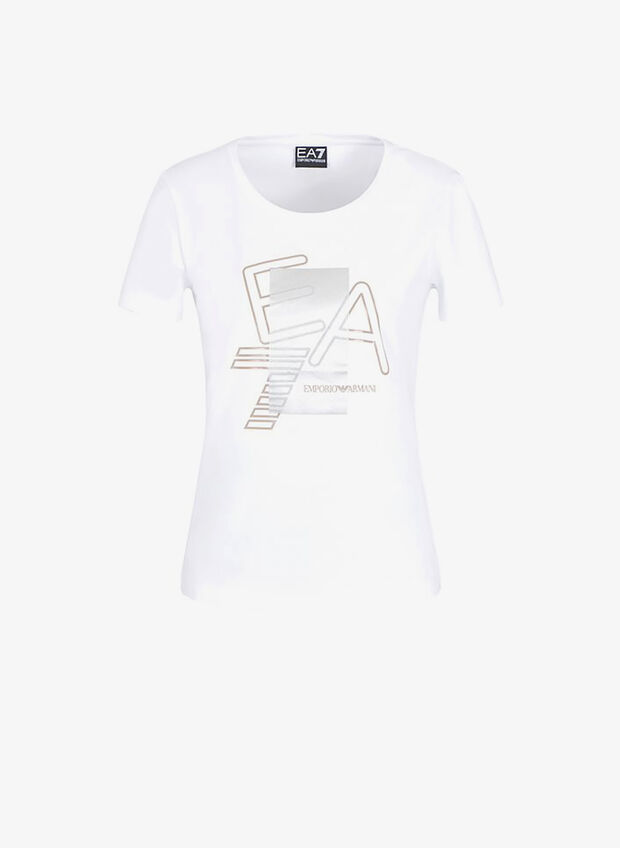 T-SHIRT MANICA CORTA, U0002 WHT, large