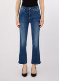 JEANS FLARE CROPPED, 79012 STONE, thumb
