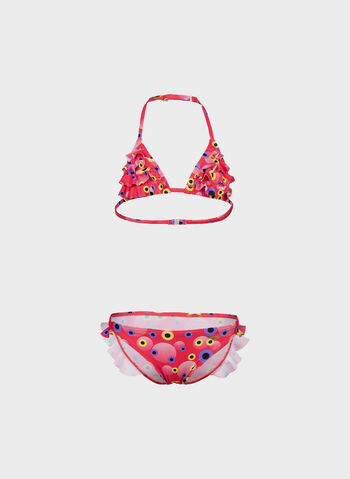 COSTUME BIKINI TRIANGOLO VINTAGE RAGAZZA, 900 ANGURIA MULTI, small