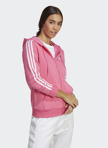 FELPA 3 STRIPES ESSENTIALS, FUXIA, small