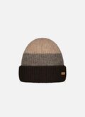 CAPPELLO SUZAM RISVOLTO STRIPE, 0020 DARK BROWN, thumb