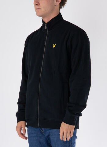 FELPA FULL ZIP PINTUCK INTERLOCK, Z865 BLK, small