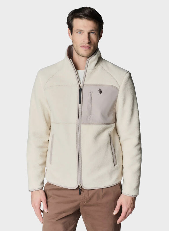 GIACCA SHERPA EDI FULL ZIP, 102 WHY, medium