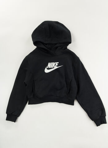 FELPA CLUB CROP RAGAZZA, 010 BLK, small