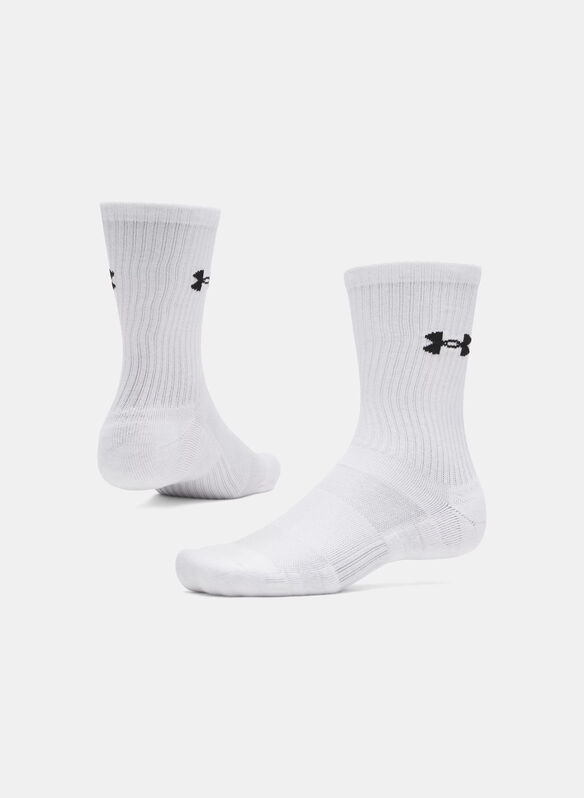 CALZA PERFORMANCE COTTON 3 PAIA, 0100 WHT, medium