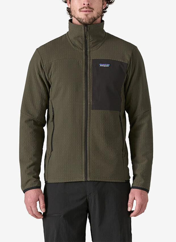 GIACCA IN PILE R2 TECH FACE, GREENBLK, large