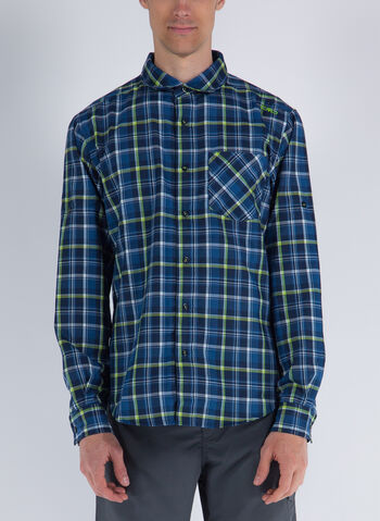 CAMICIA CHECK, 58ZN NVYLIME, small