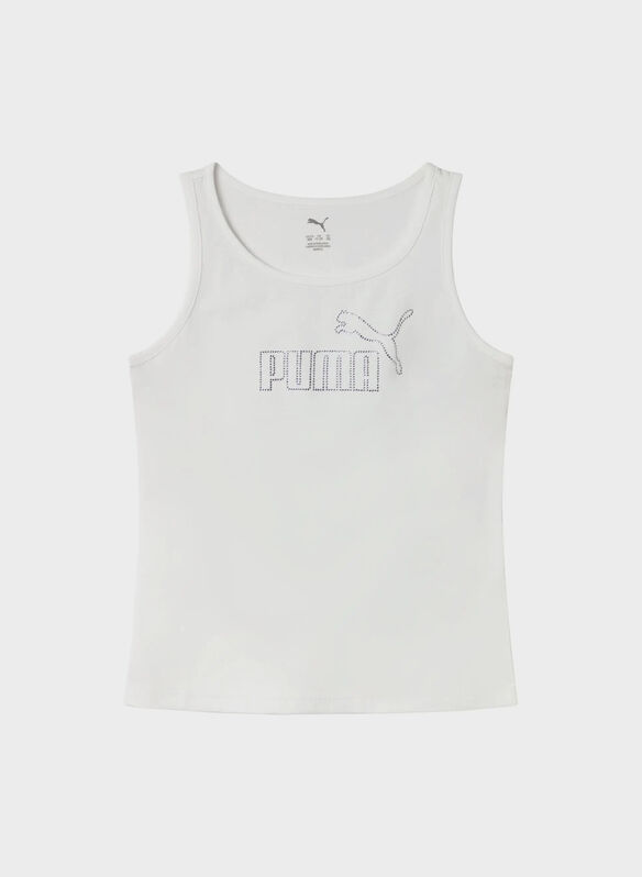 CANOTTA RHINESTONE LOGO CON STRASS, 02 WHT, medium