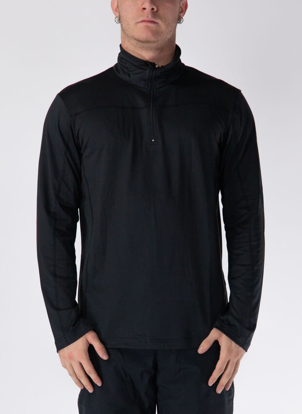 MAGLIA DA SCI 1/2 ZIP, 500 BLK, large