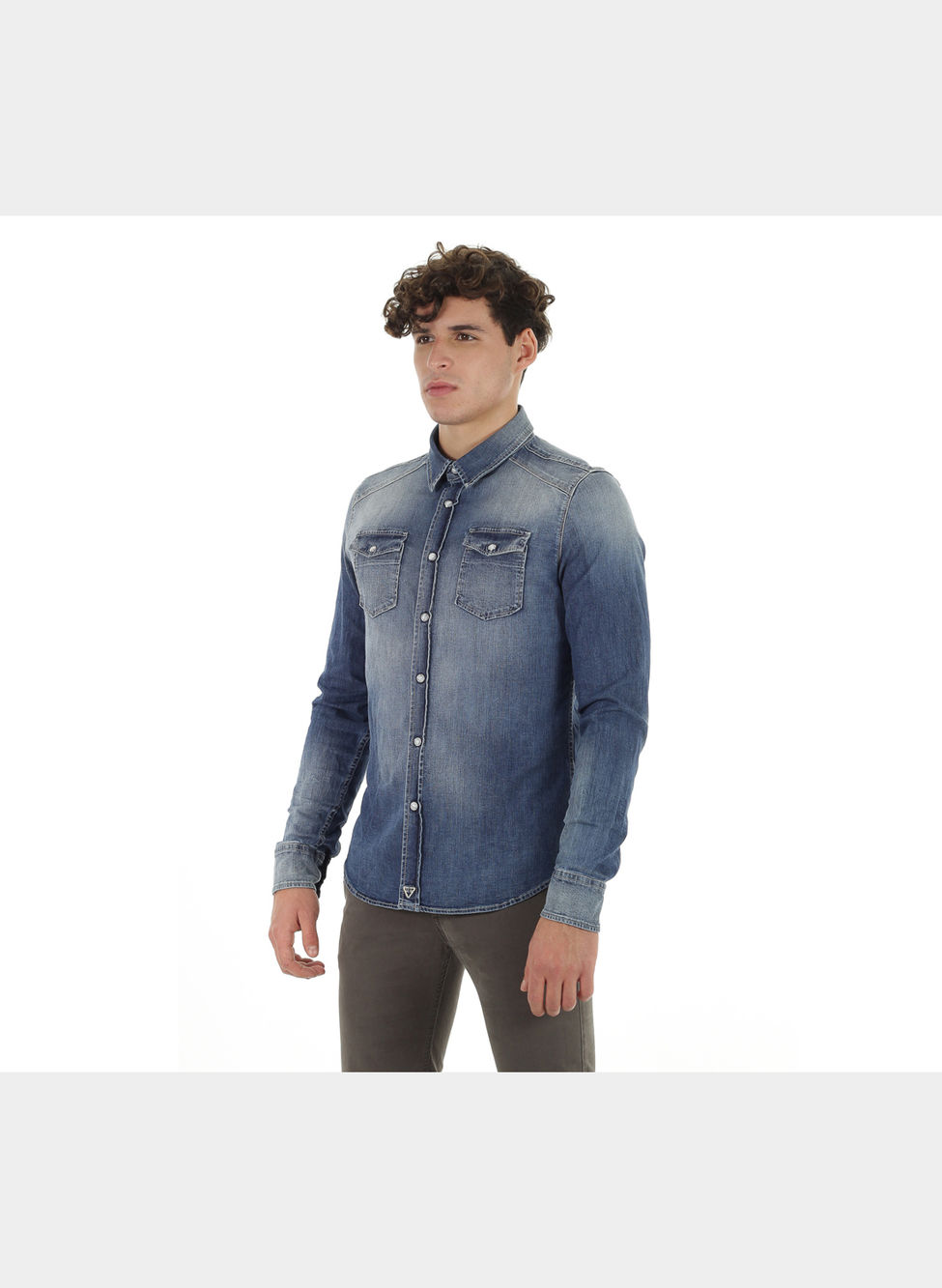 FIFTY FOUR CAMICIA JEANS CANNY CHIARA Blu Uomo | Sport85