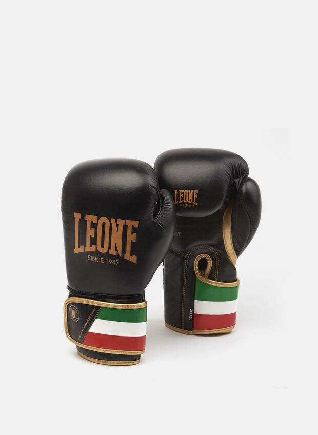 GUANTO BOXE ITALY 10OZ, 01 BLK, large