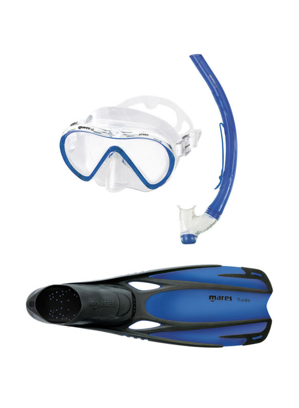 SET FLUIDA STREAM + BOCCAGLIO+ PINNA, BLU, medium