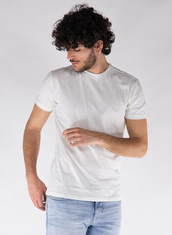 T-SHIRT MICRO LOGO, 0107 GESSO, small