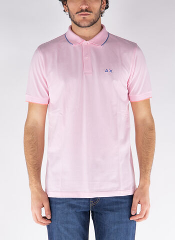 POLO PIQUET STRETCH MICRO LOGO, 72 CYCLAMINO, small