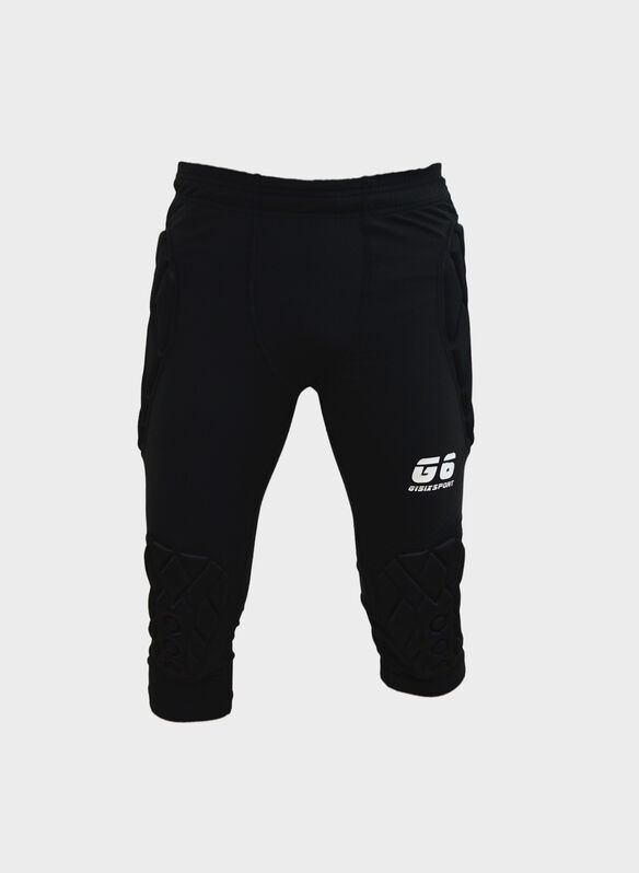 SHORT 3/4 COMPRESSION PORTIERE BLK, - BLK, medium