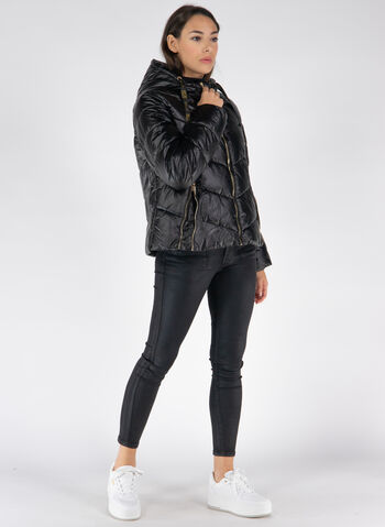 GIUBBOTTO CON CAPPUCCIO, 0801 BLK, small