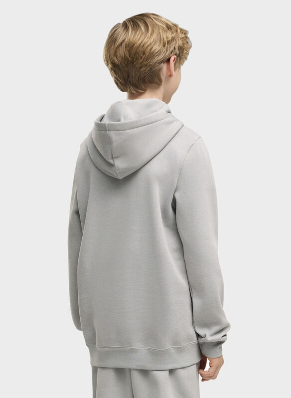 FELPA ESS 2 HOODIE RAGAZZO, 63 GRAY ECHO, medium
