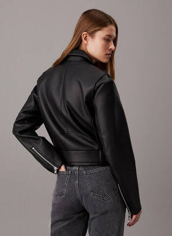 GIACCA STILE BIKER, BEH BLK, small