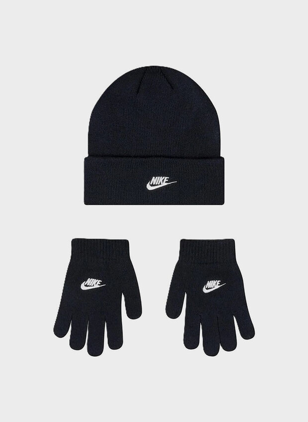 SET CAPPELLO+GUANTO JUNIOR, 023 BLK, large