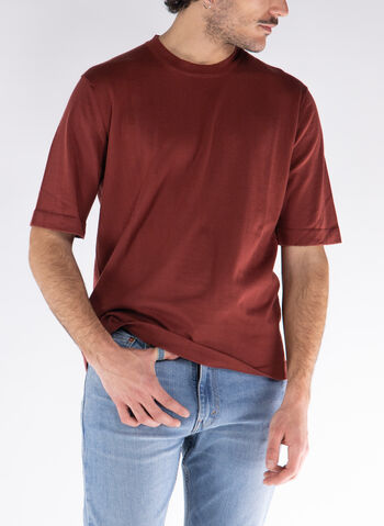 T-SHIRT GIROCOLLO COMBE, WNG BROWNFIRE, small