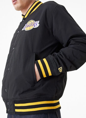 GIUBBOTTO BOMBER LOS ANGELES LAKERS, BLK, small