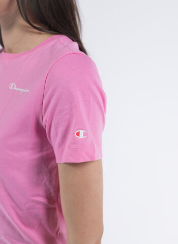 T-SHIRT MICRO LOGO AMERICAN CLASSIC, PS074 PINK, small