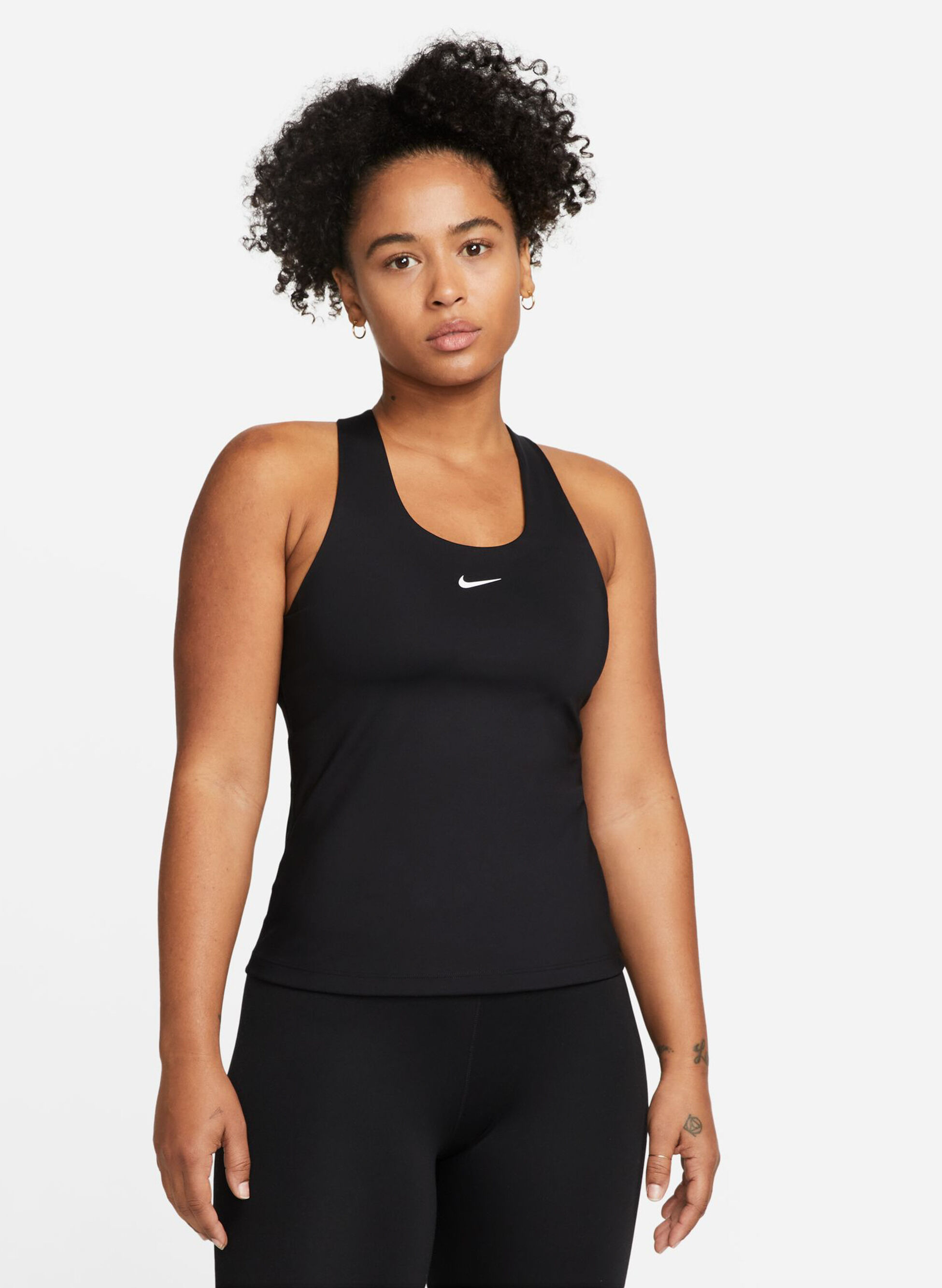 CANOTTA SWOOSH CON BRA IMBOTTITO A SOSTEGNO MEDIO
