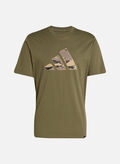T-SHIRT CAMO LOGO GRAPHIC TEE, OLIVE, thumb