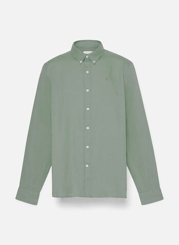 CAMICIA LINO MANICA LUNGA, SALVIA, small