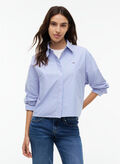 CAMICIA CROP STRASS, 0A8 CELESTE, thumb