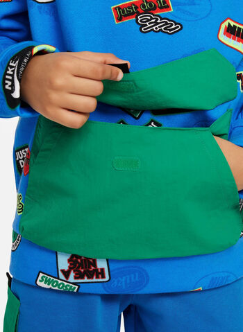 FELPA HOODIE NSW BAMBINO, B68 LIGHT BLUE, small