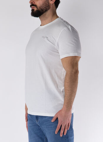 T-SHIRT SLIM LINEAR LOGO, YBL WHT, small
