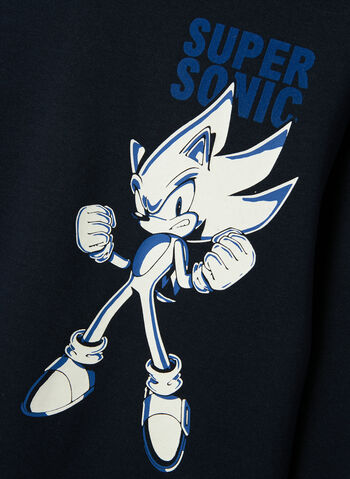 FELPA HOODIE SONIC HEDGEHOG RAGAZZO, NAVY BLAZER, small