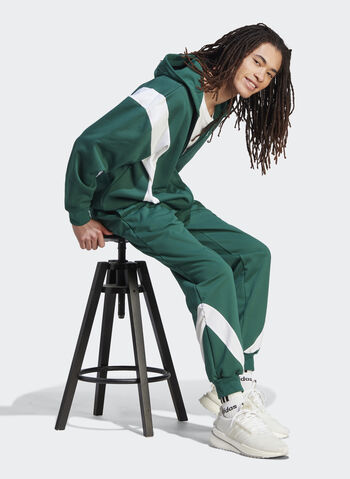 TUTA SPORTSWEAR FLEECE HOODED, GREEN, small