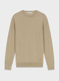 MAGLIONE OPERATO, G036 BEIGE, thumb