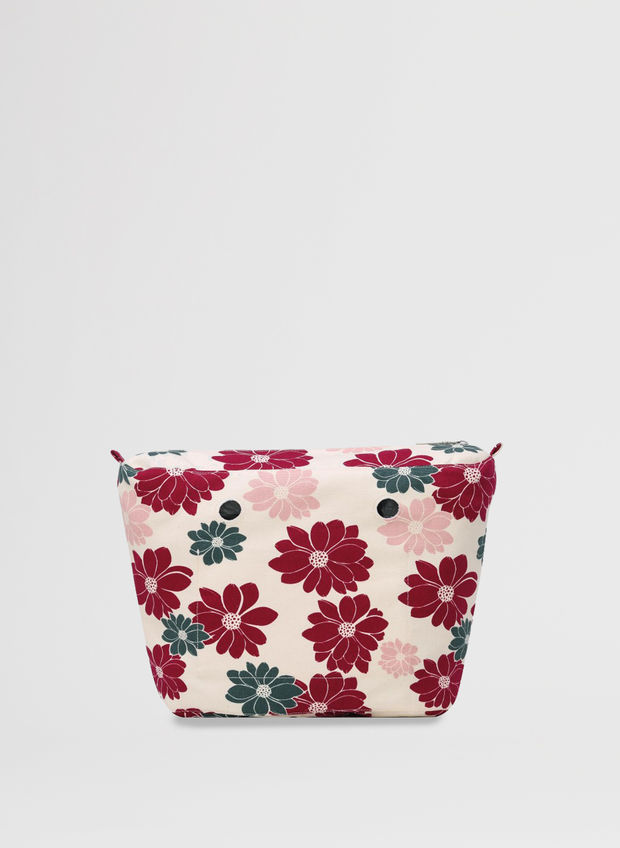 O BAG SACCA INTERNA FLOWER MANILA Beige, Bianco, Multicolor, Rosa, Rosso  Donna | Sport85