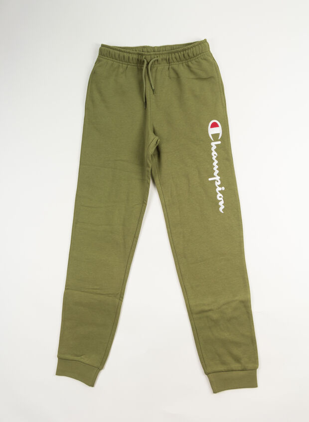 PANTALONE JOGGERS CON LOGO RAGAZZO, GS573 MILI, large