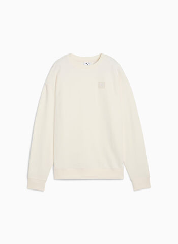 FELPA GIROCOLLO ESSENTIALS ELEVATED, 99 PANNA, small