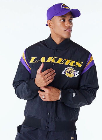 GIUBBOTTO BOMBER NBA LAKERS, BLK, small