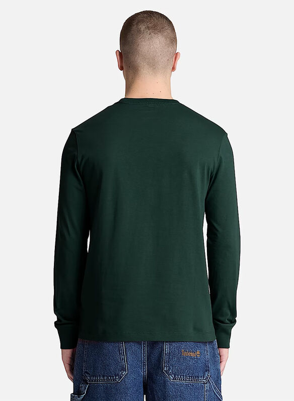 T-SHIRT MICRO LOGO, - GREEN, medium