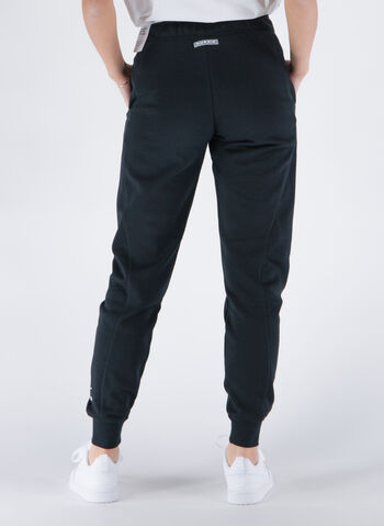 PANTALONE JOGGER IN FLEECE A VITA MEDIA, 010 BLK, small