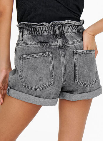 SHORT PAPERBAG DENIM, , small